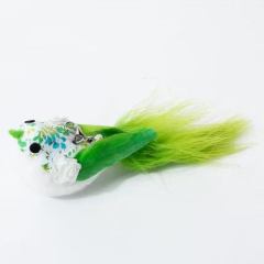 Simulation Bird Cat Toys Funny Interactive Peacock with Bell Cat Stick Toy