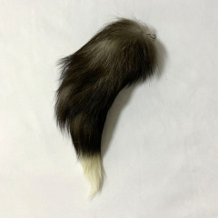 Replaceable heads for fox fur and rabbit fur cat toys
