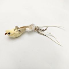 Simulation Bird Cat Toys Funny Interactive Peacock with Bell Cat Stick Toy