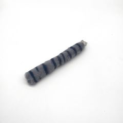 Replaceable heads for fox fur and rabbit fur cat toys
