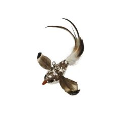 Simulation Bird Cat Toys Funny Interactive Peacock with Bell Cat Stick Toy