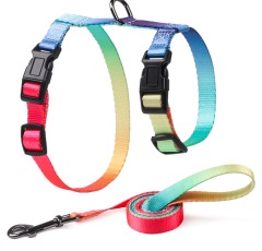 Anti-Tightening I-Shaped Cat Leash Harness Polyester Chest Strap