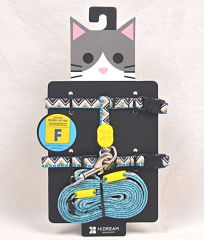 HiDREAM Cat Harness Leash Set Traction Rope Kitten Chest Strap