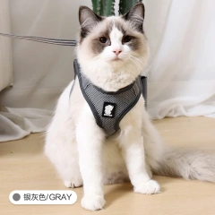 Breathable and Resistant Cat Traction Cat Leads Cat Harness on Pet Leash Products