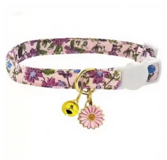 Cotton Cat Collar Breakaway Cats Collars with Bell