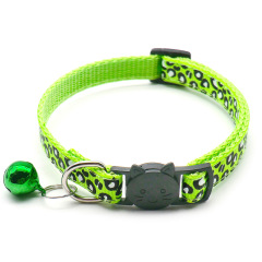 Vintage Leopard Print Pet Collar for Cats