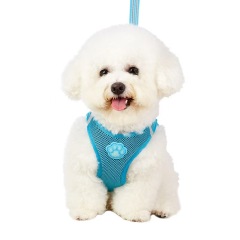 Pet glow-in-the-dark paw print harness