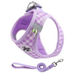 Pet Harness Cat Leash Outdoor Breathable Reflective Cat Chest Strap