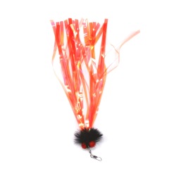 Handmade Simulation Replacement Heads Cat Toy Fly Insect Feather