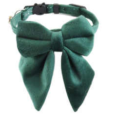 Cat Collar with Bell Cute Ruffle Skirt Design Soft Adjustable Kitten Neck