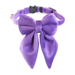 Cat Collar with Bell Cute Ruffle Skirt Design Soft Adjustable Kitten Neck
