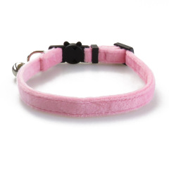 Cat Collar with Bell Cute Ruffle Skirt Design Soft Adjustable Kitten Neck