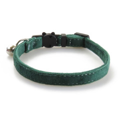 Cat Collar with Bell Cute Ruffle Skirt Design Soft Adjustable Kitten Neck
