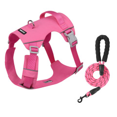 Dog Harness Upgraded Nylon Waterproof Tactical Vest
