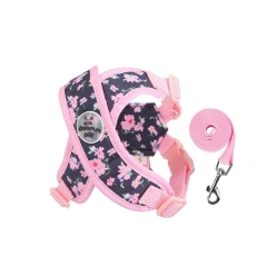 Adjustable X Shaped Dog Harness Vest Breathable Escape-Proof Puppy Leading Rope with Strap Lightweight