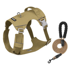 Dog Harness Upgraded Nylon Waterproof Tactical Vest