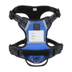 AXYC Dog Harness Nameplate Vest Adjustable Training Vest Pet Strong Training Walking Swimming Hiking Nameplate