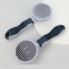 Dog Self Cleaning Slicker Brush Skin Friendly Pet Deshedding Grooming Tool Comb for Dogs & Cats