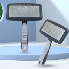 Professional Pet Grooming Comb with 135° Angled Pins, Perfect for Fluffy Hair Cats and Dogs, Hair Removal and Knot Detangling