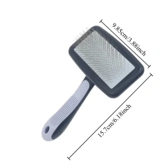 Professional Pet Grooming Comb with 135° Angled Pins, Perfect for Fluffy Hair Cats and Dogs, Hair Removal and Knot Detangling