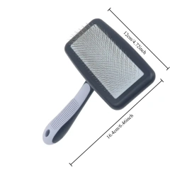 Professional Pet Grooming Comb with 135° Angled Pins, Perfect for Fluffy Hair Cats and Dogs, Hair Removal and Knot Detangling