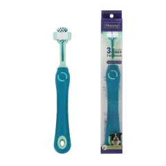 Pet Dog Toothbrush 3-Sided Pet Toothbrush Dog Cleaning Mouth Toothbrush Multiangle Cleaning Teeth Tool Cat Supplies
