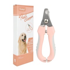 Pet Nail Clippers Comfort Grip Durable Stainless Steel Plastic Blades Grooming Tools
