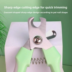 Premium Quality Eco-Friendly Ergonomic Pet Nail Clippers Comfort Grip Durable Stainless Steel Plastic Blades Grooming Tools
