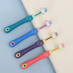 Pet Dog Toothbrush 3-Sided Pet Toothbrush Dog Cleaning Mouth Toothbrush Multiangle Cleaning Teeth Tool Cat Supplies