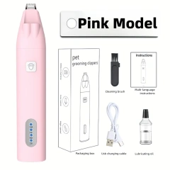 with Led Light Dog Hair Trimmer Waterproof Rechargeable Pet Foot Hair Trimmer Pet Care Supplies Nail Grinder