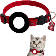 Breathable Pet Locator Nylon Collar for Airtag Adjustable