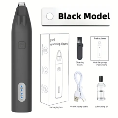 with Led Light Dog Hair Trimmer Waterproof Rechargeable Pet Foot Hair Trimmer Pet Care Supplies Nail Grinder