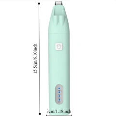 with Led Light Dog Hair Trimmer Waterproof Rechargeable Pet Foot Hair Trimmer Pet Care Supplies Nail Grinder
