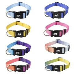 Custom Luxury Dog Collar Leash Set for Medium and Large Dogs Pet Supplies Personalized Design Colorful Pattern