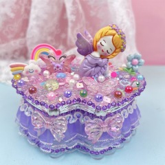 Girl's Gift Kit for Children's DIY Crafts, Desktop Organizer, Jewelry Box