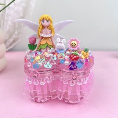 Girl's Gift Kit for Children's DIY Crafts, Desktop Organizer, Jewelry Box