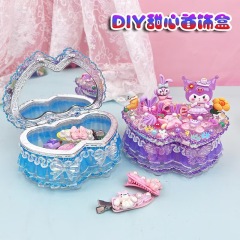 Girl's Gift Kit for Children's DIY Crafts, Desktop Organizer, Jewelry Box