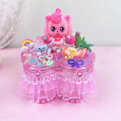 Girl's Gift Kit for Children's DIY Crafts, Desktop Organizer, Jewelry Box