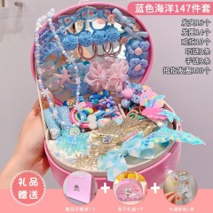 High-end children's hair accessory gift set, girls' hair accessory jewelry box