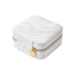 Mini Zipper Portable Jewelry Box for Rings and Necklaces