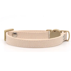 Pet Breakaway Cat Collar, Safe Cute Cotton and Linen Material Adjustable Small Dog kittens Collars for Cats puppy