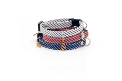 Cat Striped Bow Tie Animal Striped Collar Pet Adjustable Christmas Cat Collar Pet Collar kitten accessories