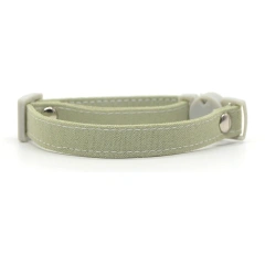 Pet Breakaway Cat Collar, Safe Cute Cotton and Linen Material Adjustable Small Dog kittens Collars for Cats puppy