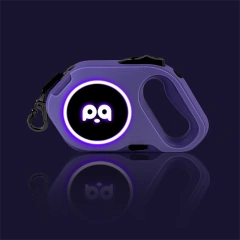 5M Automatic Retractable Big Dog Leash for Medium Large Dogs LED Lighting Durable Pet Walking Nylon Lead Rope mascotas Leashes