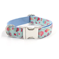 Pet dog printed collar