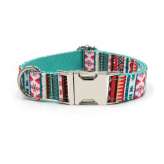 Pet dog printed collar