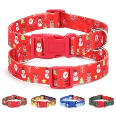 Pet Dog Holiday Christmas Collar