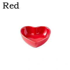New Hamster Feeding Bowl Heart-shaped Pet Feeder Bowl Ceramic Snack Bowl Food Water Snack Feeder Hamster Food Pet Supplies Pet