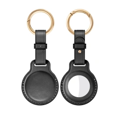 Cow Leather Protective Case For Apple AirTags Keychain Locator Cover Bag Fashion Pet Pendant Air Tag Accessories