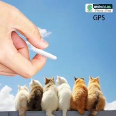 Mini GPS Tracker for Pets - AirTag Replacement for Android iOS, Anti-Lost Dog Cat Locator with Real-Time Tracking,GPS for pets